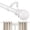 White, variant on KoshiMe 1-inch Diameter Adjustable Curtain Rod 32-86 inches, Heavy-Duty Curtain Rods, Classic Ball Finials for Indoor/Outdoor Use, Black