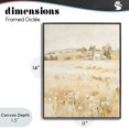 thumbnail image 4 of Stupell Industries Transitional Farm Country Meadow with Daisies Black Framed Giclee Art, 11 x 14, by Creative Studio, 4 of 8
