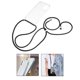 thumbnail image 3 of Caso de cuerpo cruzado para collar cubierta del teléfono móvil con correa de cordón, transparente TPU transparente tenedor de la cubierta suave Pro Max 6.7 Sunnimix cordón de la bolsa del teléfono, 3 of 6