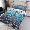 thumbnail image 3 of Herramientas Conjunto de sábanas temático, trío de piezas, cómodo y amigable con la piel, diseño único, regalo de decoración para el hogar para familiares, amigos y fans, 90 cm * 190 cm, 3 of 6