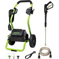 Greenworks 2000 Max PSI, 1.1 GPM (13 Amp) Electric Pressure Washer GPW2000-1RG