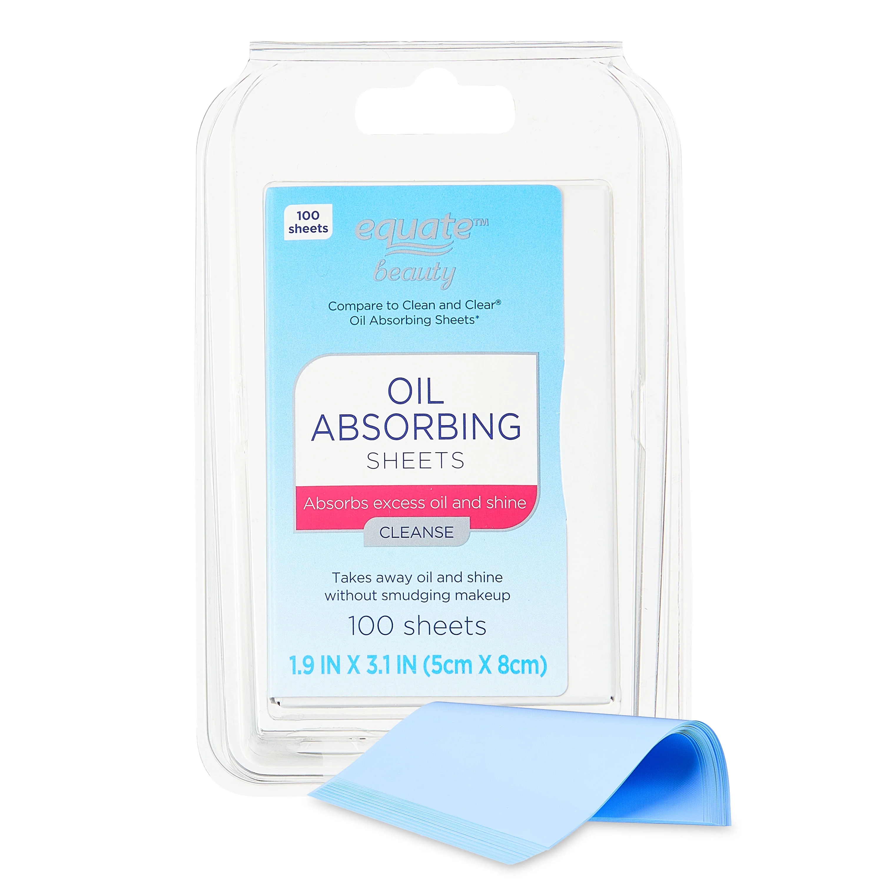 Equate Oil Absorbing Sheets 100 Count
