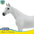 thumbnail image 3 of Breyer Horses The Freedom Series - Fleabitten Grey Thoroughbred, 3 of 5