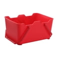 thumbnail image 4 of Cubo de hielo para bebidas, cesta para cerveza con asas de transporte, multifunción, fácil de limpiar rojo, 4 of 7