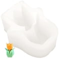 thumbnail image 3 of Tulip Shape Mold For Ice Cube Making DIY Handcrafts 3.73X2.95X1.49in Easy To Clean 1Pcs, 3 of 4