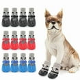 thumbnail image 6 of Dog Socks Waterproof Shoes Breathable Sock for Dogs Cats Non-Slip Soles Adjustable Small Dog Paw Socks for Indoor Outdoor, 6 of 9