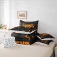 thumbnail image 6 of jejeloiu Console Gaming Gamer 7-Piece Twin Bedding Sets,Modern Video Game Bedding Comforter Set,Orange Neon Gamepad Sheet Sets For Boys,Breathable Home Decor Reversible, 6 of 8