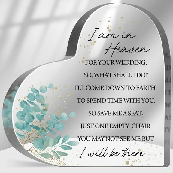 Sympathy Gifts - Memorial Gifts for Loss of Loved One, Loss of Father Mother Husband Wife Sympathy Sign, Bereavement Condolences Grief Gifts, Plaque