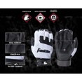 thumbnail image 3 of Franklin Sports Youth Flex Batting Glove Black/White Youth Large, 3 of 4