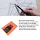 thumbnail image 5 of 60 Sheets Sketch Book Professional 16K Spiral Bound Art Sketchbook Artist Drawing Book Paper Painting Sketching Pad Orange, 5 of 5