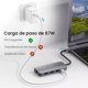 thumbnail image 4 of Adaptador Hub Pd Usb 3.0 Usb 3.0 Tipo C Hdmi 4k con Ethernet Rj45, 4 of 5