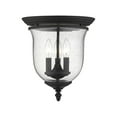 thumbnail image 1 of Livex Lighting 5024-04 Legacy 3-Light Ceiling Mount, Black, 1 of 4