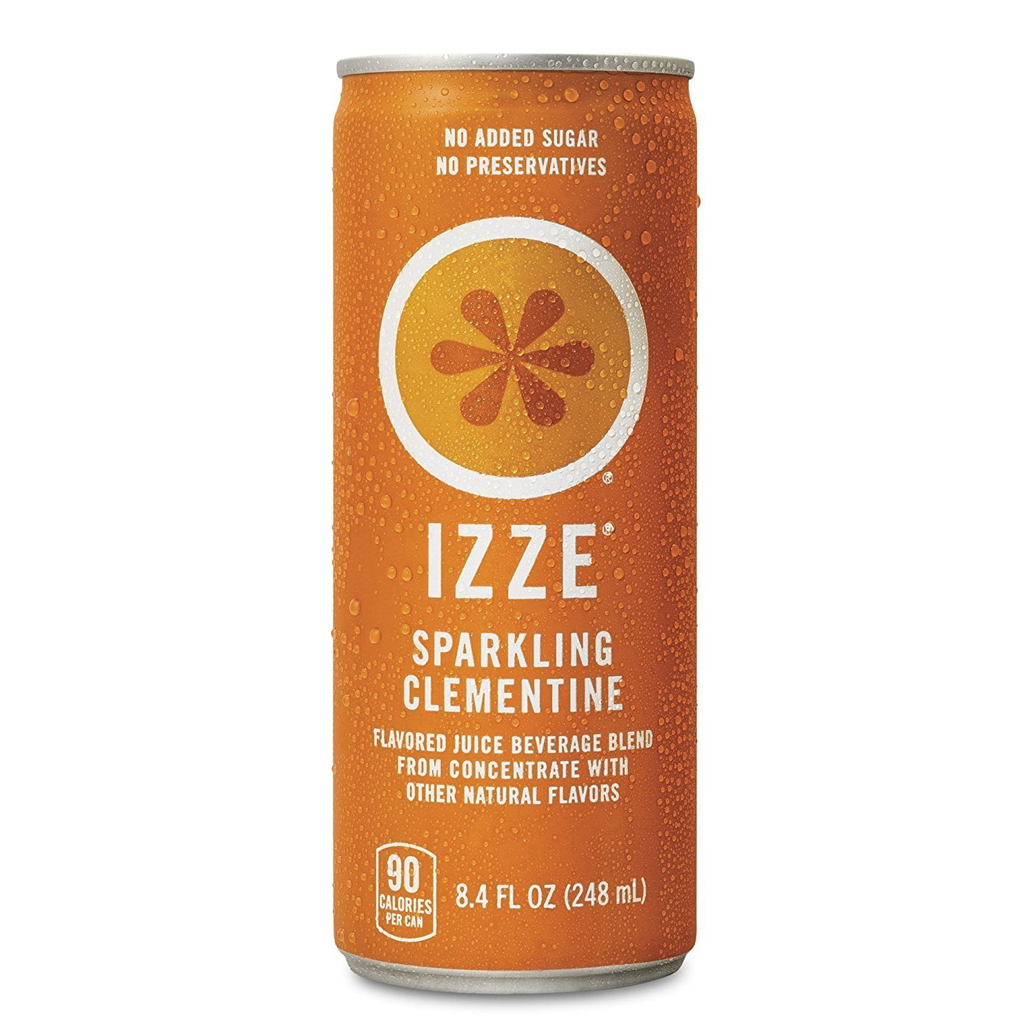 IZZE Sparkling Juice, Clementine, 8.4 oz Cans, 12 Count