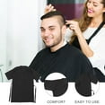 thumbnail image 6 of Beaupretty Salon Patron Robe Smock Cloth Black 1Pack Hair Salon Kimono Style, 6 of 8