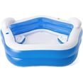 thumbnail image 1 of Piscina infantil familiar XCF hinchable con asientos incorporados piscina de ocio, 1 of 4