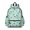 Light Blue Dinosaurs Geometric Pattern, variant on Dinosaur with Bones Pattern Cute School Backpack with Padded Back and Adjustable Shoulder Straps 13.4"x11"x4.7"