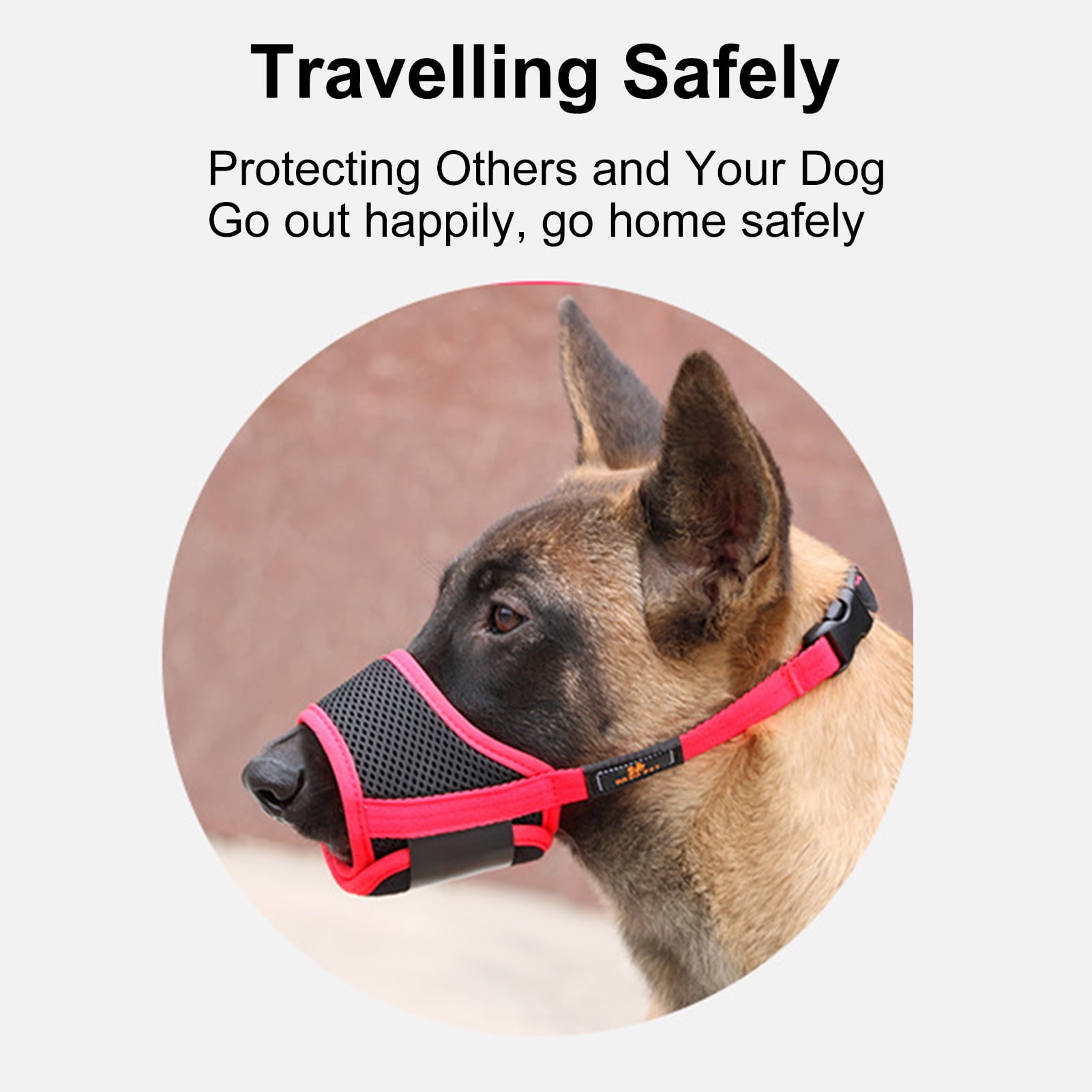 muzzle Adjustable Muzzle Stop Barker Waterproof Stop Barker Breathable Mouth Cover Muzzle Breathable Suitable Suitable Medium Barker Cover