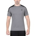 thumbnail image 2 of Spyder Men's Active Short Sleeve Tee Moisture Wicking 4 Way Stretch T-Shirt-Gray / L, 2 of 8