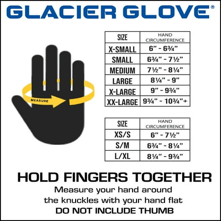 Glacier Glove Perfect Curve Waterproof Gloves - Medium - Black