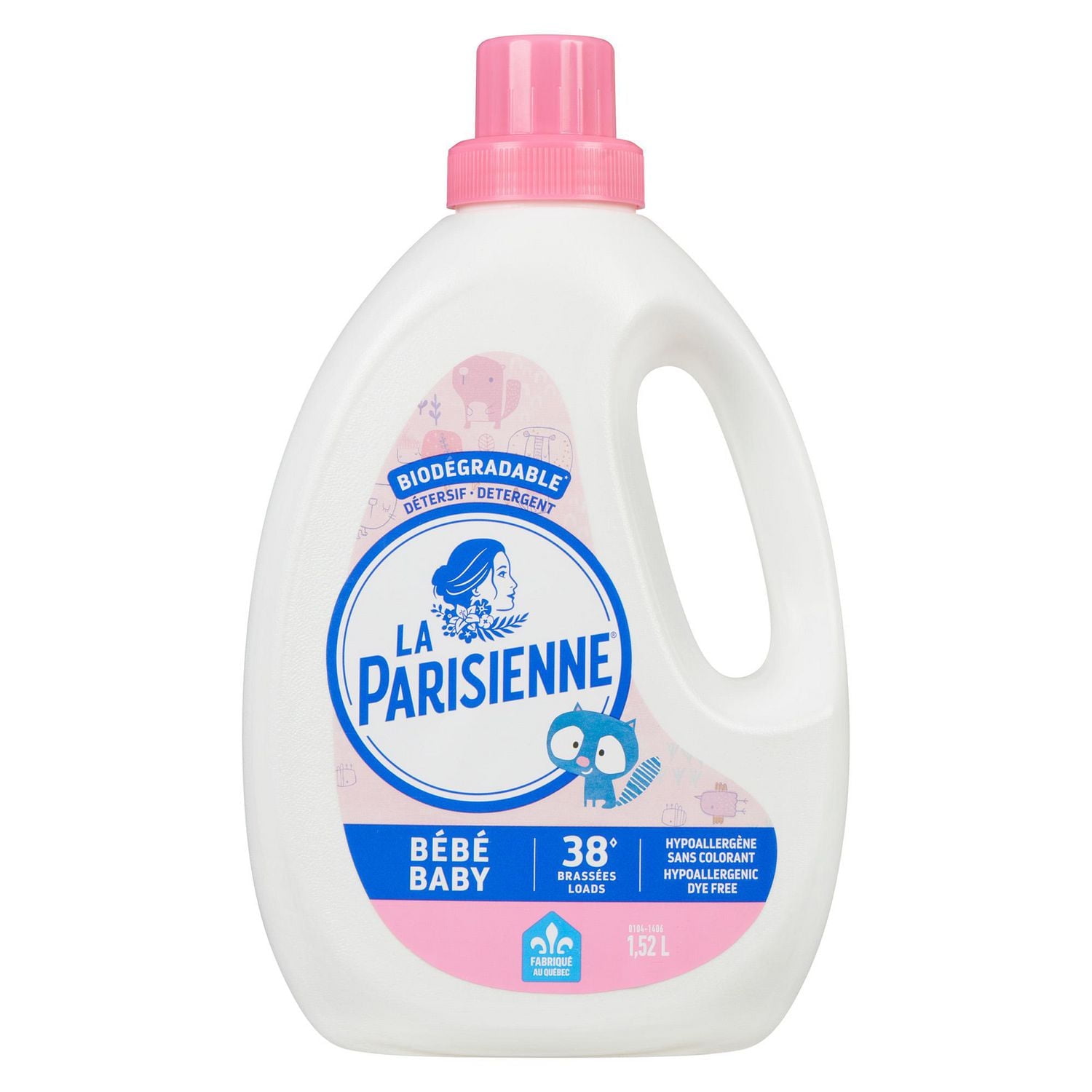 La Parisienne Baby Laundry Detergent 1,52L, 1.52L