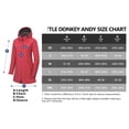 thumbnail image 7 of Little Donkey Andy Women's Softshell Fleece Lined Jacket with Hood Windbreaker Insulated Long Warm Rain Jacket (Red XS), 7 of 7