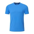 thumbnail image 6 of NIEWTR Men's T Shirt Short Sleeve Crew Neck T-Shirt Casual Summer Classic Basic Tee Shirts（Blue,2XL), 6 of 7