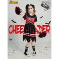 thumbnail image 2 of Hotiary 5-12T Girls Halloween Cheerleader Costume Outfit Set Fancy Dress with Socks, Hair Ties, Pompoms for Halloween Party Birthday Cosplay, 2 of 7