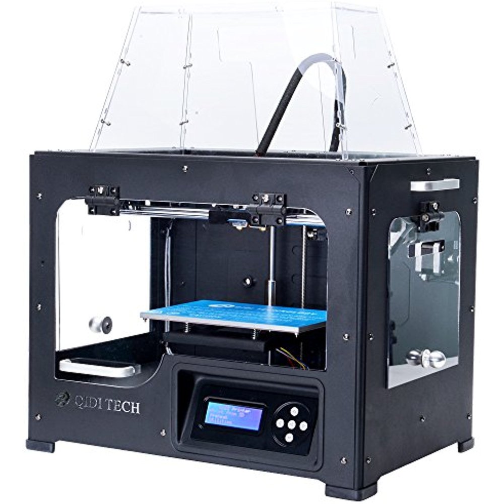 QIDI TECHNOLOGY 3DPQDA1601 Dual Extruder Desktop 3D Printer QIDI TECH I, Fully Metal Frame