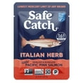 thumbnail image 2 of (6 pack) Safe Catch Italian Herb Wild Pacific Pink Salmon, Skinless & Boneless, 2.6 oz Pouch – Seasoned Salmon for Salads, Pasta, and Snacks, 2 of 6