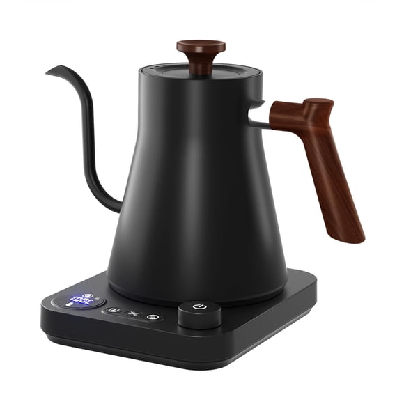 VICBINLY Electric Gooseneck Kettle, Pour Over Coffee and Tea Kettle, 0.9L Tea Kettle, 1200 Watt Quick Heating, Boil-Dry Protection, Temperature Contr