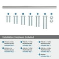 thumbnail image 3 of Amerock Versa 18 inch (457mm) Center-to-Center Polished Chrome Appliance Pull, 3 of 5