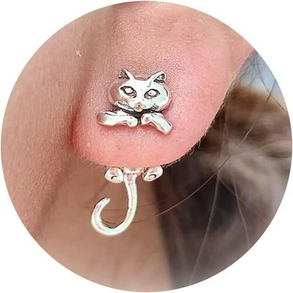 XBage Cat Earrings For Women Trendy Stuff Mothers Day Gifts Funny Animal Stud Earrings Jewelry Gifts For Cat Lovers Birthday Christmas[Z696]