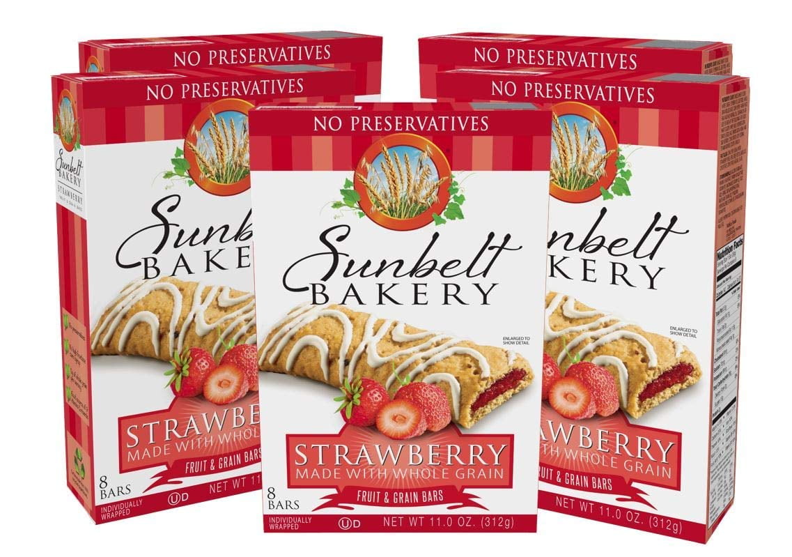 Sunbelt Bakery's Strawberry Fruit & Grain Bars, 5 Boxes, No