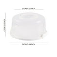 thumbnail image 2 of Portable Cake Stand Cake Box, 6 Inch Reusable Clear Plastic Cake Box with Handle — Portable Birthday Cake Storage & Takeout Packaging Transparent Carrying Box for Baking and Transport, 2 of 2