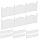 thumbnail image 3 of 8pcs Miniature Garden Fence Made of ABS White Color for Decoration Small Fence Model, 3 of 5