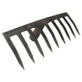 thumbnail image 4 of KAKOWELY 1Pc Plowing Grass Rake Agricultural Rake Farm Implement Gardening Tool Dark Grey,14.17X"X4.33"X3.94", 4 of 4