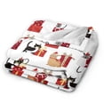 thumbnail image 2 of KLL Fleece Blanket Plush Throw Blanket Cute Cat And Christmas Gift ,Soft Fuzzy Cozy Flannel Blanket for Couch Sofa Bed.(60"x50" ), 2 of 7