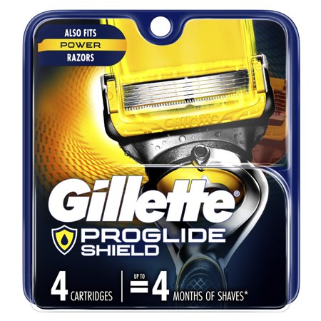 Gillette ProGlide Shield Mens Razor Blade Refill Cartridges, 4 ct