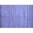 thumbnail image 1 of Ahgly Company Machine Washable Indoor Rectangle Abstract Blue Modern Area Rugs, 4' x 6', 1 of 4