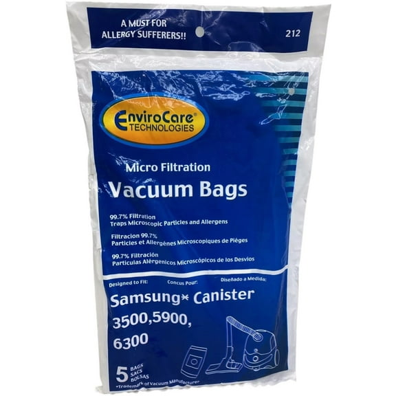 Compatible with Samsung Canister Vacuum Cleaner Bags
