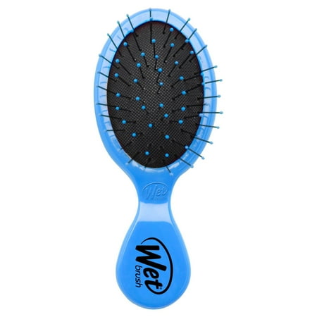 Wet Brush Mini Detangle IntelliFlex Bristles Hair Brush Blue