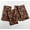 Dark Brown, variant on Vargottam Designer Cotton Canvas Napkins - Set of 12, 20-Inch, Warm Brown Tone Earthy Floral Print, Durable & Absorbent Cloth Napkins for Dining, Parties, and Home Decor - Machine Washable