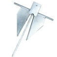 thumbnail image 2 of Crown Stock Spade Cruising Anchor 4.5kg Galvanised for Medium Boats / Yachts, 2 of 3