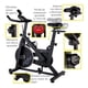 thumbnail image 3 of Bicicleta Fija de Spinning Athletic Works WMC-46014, 3 of 4