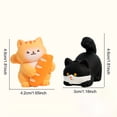 thumbnail image 6 of Dserhfy Cute Cat Whisker Collector 3D Cartoon Cat Sculpture Pet Beard Holder Resin Cat Whisker Vase Mini Pet Vibrissae Keepsake Sympathy Gift for Cat Lovers, 6 of 7