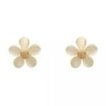 thumbnail image 5 of K-KED S925 Silver Needle Korean Edition New Flower Pearl Earrings Women's Fashion-A196, 5 of 6