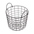 thumbnail image 3 of AMLESO Iron Storage Basket Container Laundry Iron Basket for Cabinet Closet Kitchen Coffee, 3 of 8