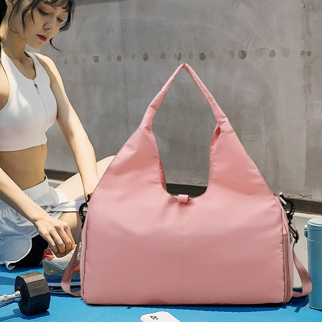Xihbxyly Bolsa de Yoga, Bolsa de Viaje Duradera para Fitness para Mujer, Equipaje Deportivo de Gran Capacidad, Diseño Cómodo para Llevar, Ideal para Gimnasio, Yoga y Viajes, Ideal para Estilos de Vid