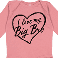thumbnail image 4 of Inktastic I Love My Big Bro in Black Chalk Heart Boys or Girls Long Sleeve Baby Bodysuit, 4 of 5