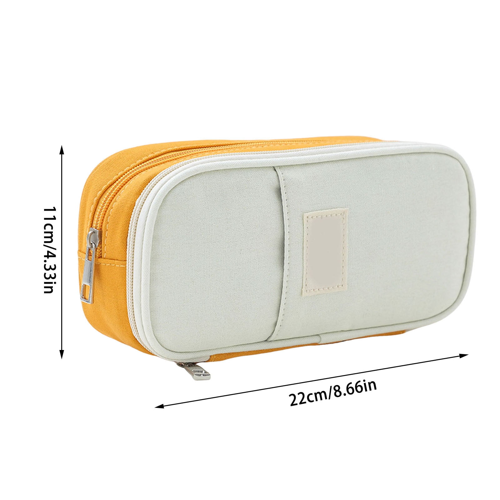 1-3PC Big Capacity Pencil Pen Case Large Storage High Bag Pouch Holder Box Organizer with Zipper for Office Travel Home